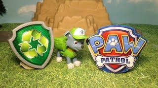 PAW PATROL Rocky Action Pack Pup Toy Unboxing [upl. by Hough]