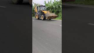 JCB road crossing video youtube short video [upl. by Birgitta]