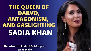 The Queen Of DARVO Antagonism And Gaslighting Sadia Khan narcissist [upl. by Elleinnod]