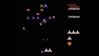 Galaga 1981 NES Longplay Reversed [upl. by Nivar]