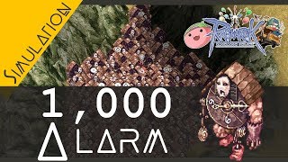 Ragnarok Online Simulation 1000 ALARM Farming zeny [upl. by Esikram437]