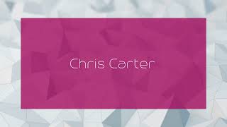 Chris Carter  appearance [upl. by Bronder91]