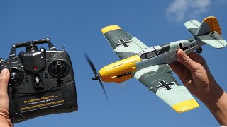 Messerschmitt BF109 German World War II 4Ch 3D6G RC WarbirdRC Airplane UnboxTest [upl. by Isiah]