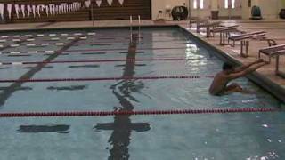 Backstroke Start Drills by wwwswimaffectcom [upl. by Lenaj604]