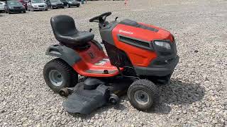 Husquarna YTH23V48 Riding Mower NO RESERVE [upl. by Thurman618]