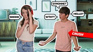 IGNORING My CRUSH For 24 HOURS To See How He Reacts FUNNY PRANK🙉😡Symonne Harrison [upl. by Elrod]