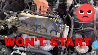 Crank No Start No Spark Diagnosis For 1997 Honda Civic 16L D16Y7 Engine [upl. by Noyad]