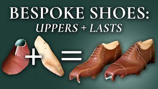 Putting Handmade Bespoke Shoe Uppers Onto Their Lasts [upl. by Dallis]