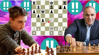 Garry Kasparov vs Daniil Dubov chess set game 12 [upl. by Yrret]