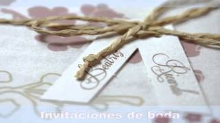 Invitaciones de boda 2013 1 [upl. by Ribak]