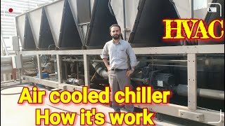 Air Cooled Chiller How Its Work Related To HVAC in Hindi\UrduChiller System [upl. by Nakashima]