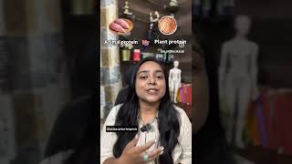 Veg protein Vs Nonveg protein which is better for health Watch to find out [upl. by Trebma]