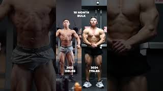 10 Month Bulk Transformation 138LBS175LBS  Tristyn Lee [upl. by Omissam]