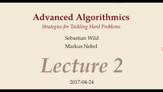 Advanced Algorithms  Lecture 02 [upl. by Baerman72]