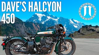 Dave rides his custom Janus Halcyon 450 up a mountain in Washington [upl. by Gleason]