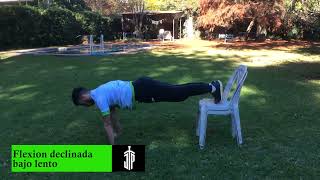 Flexiones declinadas lentas [upl. by Linette]