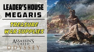 Leaders House in Megaris  War Supplies amp loot Location ASSASSIN’S CREED ODYSSEY [upl. by Ruthann]