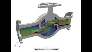 valve cfd simulation with openfoam [upl. by Toll21]