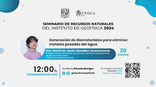 quotGeneración de Biomateriales para eliminar metales pesados del aguaquot [upl. by Brigham325]