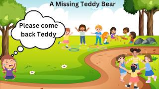 A Missing Teddy Bear  Kids Moral Stories  Kids Stories  Cartoon Stories  Kids Stories Whiteboard [upl. by Ahsatam230]