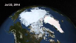 Arctic Sea Ice Summer 2014 [upl. by Mellisent]