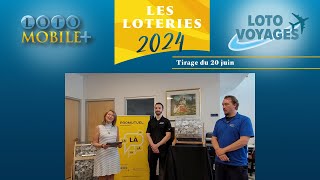 LOTERIES 2024  Félicitations aux 𝒈𝒂𝒈𝒏𝒂𝒏𝒕𝒔 du 20 juin [upl. by Soilisav]