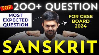 TOP 200 QUESTION  Class 10 Sanskrit Maha Marathon  Cbse Board 2024 Master Sahab [upl. by Jallier]