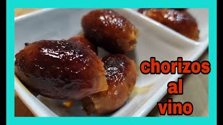 ✅ CHORIZOS al vino blanco  sólo 4 ingredientes 😱😱 [upl. by Eenaffit808]