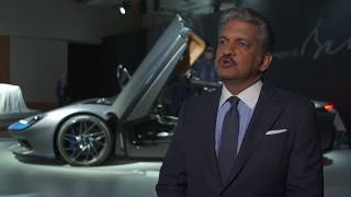 Introducing Pininfarina Battista  Interview Anand Mahindra [upl. by Glynias710]