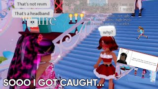 Trolling as a Fake Rich Person in Royale high and I got caught [upl. by Eelarak587]