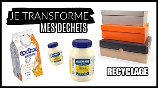 JE TRANSFORME MES DECHETS DU QUOTIDIEN IDÉES amp ASTUCES RECYCLAGE [upl. by Ruffi639]