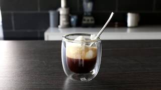 Espresso Con Panna in ZWILLING Sorrento Double Wall Glass [upl. by Afihtan]