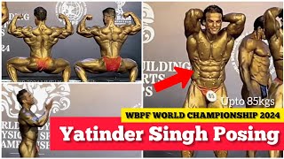 LIVE Yatinder Singh Complete Posing  WBPF IBBF MR WORLD Bodybuilding Championship 2024 Maldives [upl. by Mcclish]