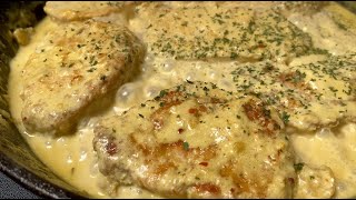 One Pan Creamy Garlic Butter Pork Chops in 30 Minutes [upl. by Andee659]