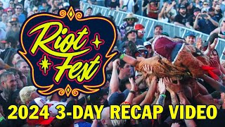 Riot Fest 2024 3Day Recap [upl. by Ecirtaeb]