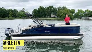 On The Water Review of the 2021 Barletta C22UC  Barletta’s NEWEST series the Barletta CClass [upl. by Vaclav]