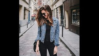 outfits with denim jackets [upl. by Augustus]