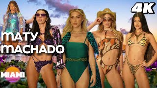 Maty Machado Swimwear  4K Quality  Miami swim week 2024 [upl. by Adiol368]