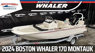 2024 Boston Whaler 170 Montauk  MarineMax Rogers [upl. by Nora102]