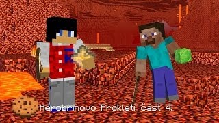 Herobrinovo Prokletí  Část 4  Český Minecraft Seriál  Film [upl. by Norvun916]