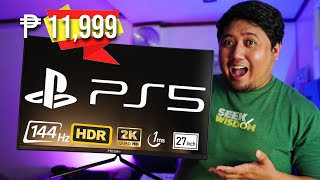 BEST amp Cheapest Monitor for PS5  PRISM X270 PRO  Unboxing amp Review [upl. by Akinwahs376]