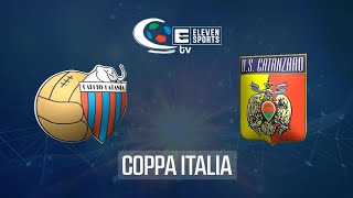 Catania  Catanzaro 12 Highlights Coppa Italia [upl. by Aerdnaeel]