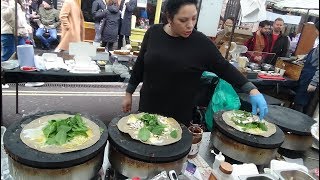 Sweet amp Savoury Pancakes by Maison Crêpes Britanny  French Street Food in Broadway Market London [upl. by Harriott]