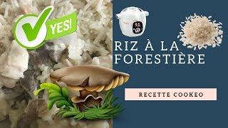 Ma recette du RIZ aux CHAMPIGNONS et BLANC DE POULET au COOKEO [upl. by Rattan]