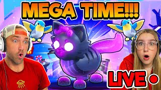 Cammy Makes The NEW MEGA GLORMY LEO CAT in Adopt Me LIVE Roblox [upl. by Micky]