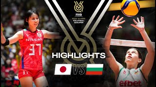 🇯🇵 JPN vs 🇧🇬 BUL  Highlights  Womens OQT 2023 [upl. by Kcorb514]