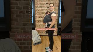 Ergobaby Aura Baby Wrap  How to position baby in your Aura Wrap baby babywearing [upl. by Nilats]