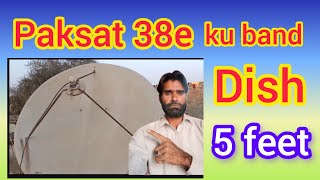 How to Paksat 38e ku band new update latest channel list 2024 [upl. by Sible]