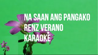 NASAAN ANG PANGAKO KARAOKE [upl. by Samella]