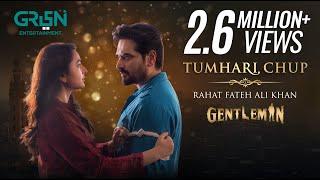 Gentleman OST  Tumhari Chup  Rahat Fateh Ali Khan  Humayun Saeed Yumna Zaidi  Green TV [upl. by Orvas]